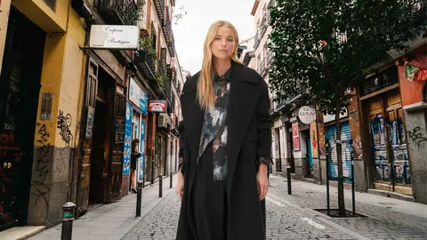 Abrigo en mezcla de lana de Primark