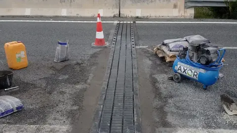 Obras en la carretera A-382 entre Jerez y Arcos Estos son los desv&iacute;os de tr&aacute;fico