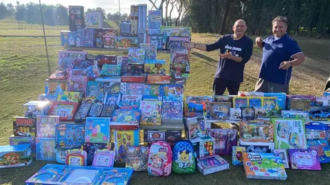 Cientos de juguetes recogidos para los ni&ntilde;os m&aacute;s desfavorecidos en el III Torneo Ben&eacute;fico Sherry Footgolf