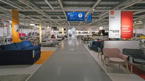 Secci&oacute;n de sof&aacute;s cama de IKEA