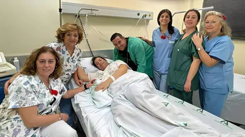 Arabia, primera beb&eacute; andaluza, ha nacido en Linares a las 00 40 horas