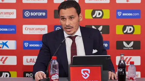 Jos&eacute; Mar&iacute;a del Nido Carrasco en su presentaci&oacute;n como nuevo presidente del Sevilla FC | Salvador L&oacute;pez Medina para El MIRA