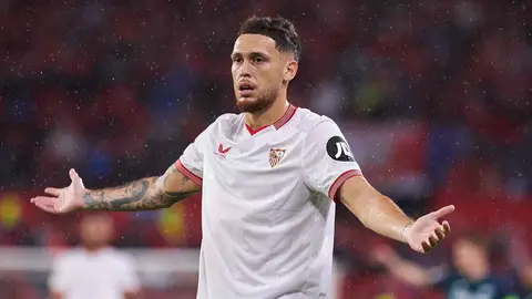 Lucas Ocampos en el Sevilla FC - Arsenal | Salvador L&oacute;pez Medina para El MIRA