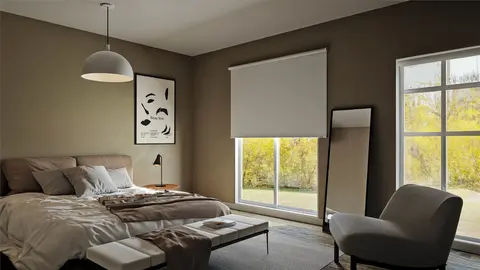 Estor enrollable opaco Mambo blanco INSPIRE en Leroy Merlin