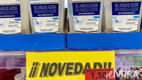 Blanqueador de dientes de Mercadona