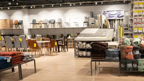 Secci&oacute;n de muebles de JYSK 