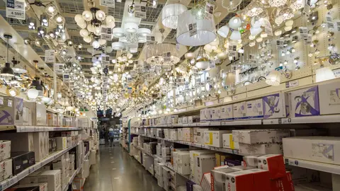 Secci&oacute;n de l&aacute;mparas e iluminaci&oacute;n de Leroy Merlin