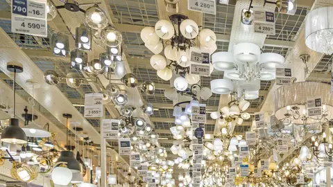 Secci&oacute;n de L&aacute;mparas e iluminaci&oacute;n de Leroy Merlin