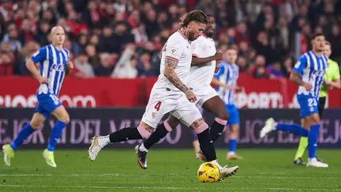 Sergio Ramos en el Sevilla FC - Deportivo Alav&eacute;s | Salvador L&oacute;pez Medina para El MIRA