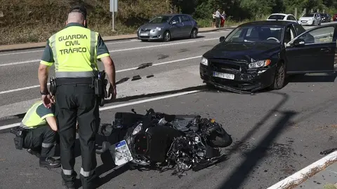 Fallece un motorista tras chocar con un veh&iacute;culo en la AP-4 a la altura de Puerto Real