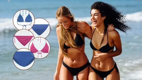 Ba&ntilde;istas lucen bikini en la playa de las rebajas de LIDL