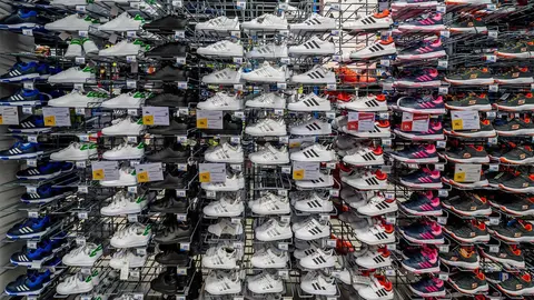 Secci&oacute;n de zapatillas de marcas premium en Decathlon