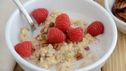 Plato con avena de Mercadona