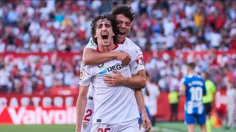 Gol de Bryan Gil en el Sevilla FC - RCD Espanyol | Salvador L&oacute;pez Medina para El MIRA