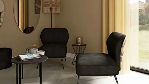 Cortinas de lino con ojales de Maisons du Monde