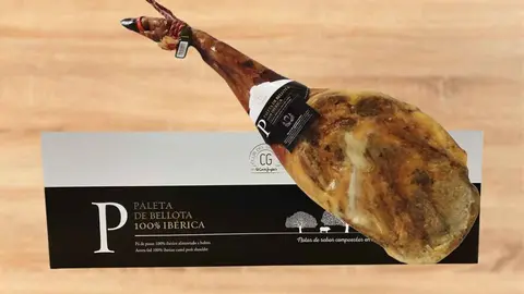 Estuche con jam&oacute;n ib&eacute;rico de bellota 100% del Club del Gourmet