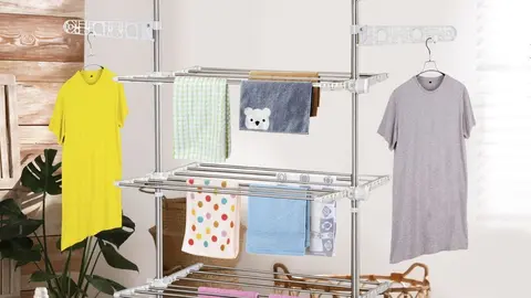 Tendedero plegable de 4 niveles HOMCOM de Carrefour