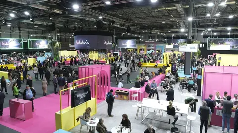 Andaluc&iacute;a recibe en Fitur durante las jornadas profesionales un 36 m&aacute;s de visitas que en 2023