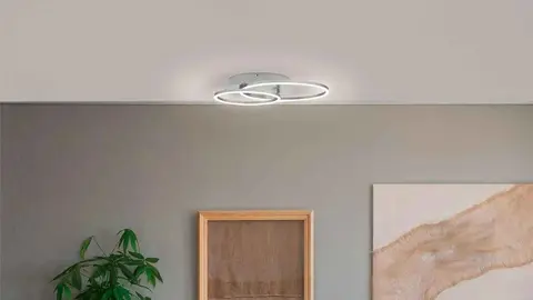 L&aacute;mpara LED redonda de Lidl