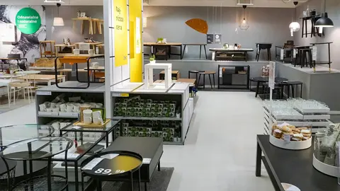 Secci&oacute;n de muebles de IKEA