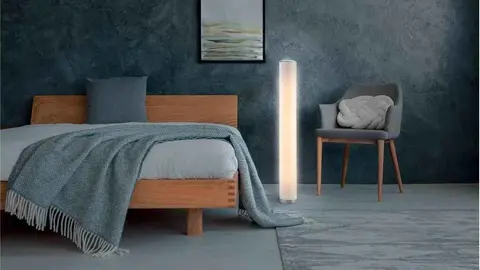 L&aacute;mpara LED de pedestal Livarno Home de Lidl