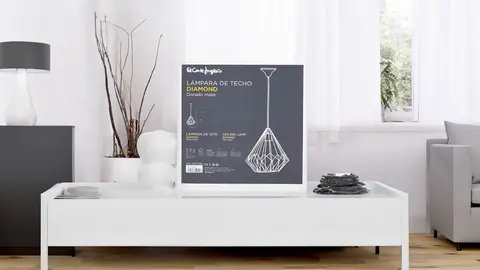 L&aacute;mpara de techo New Diamond de El Corte Ingl&eacute;s