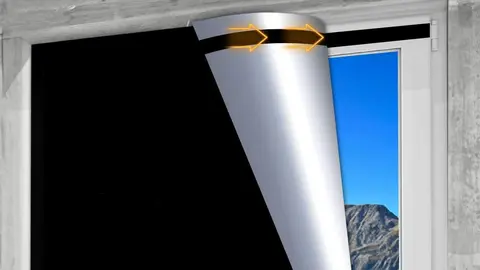 Estor opaco sin taladrar Aicoya en Amazon