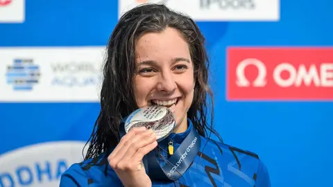 Mar&iacute;a de Vald&eacute;s logra la plata mundial en aguas abiertas