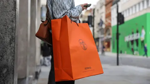 Bolsa de compra de Herm&egrave;s Paris