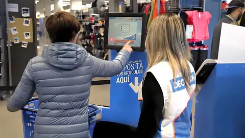 Lineal de caja de Decathlon