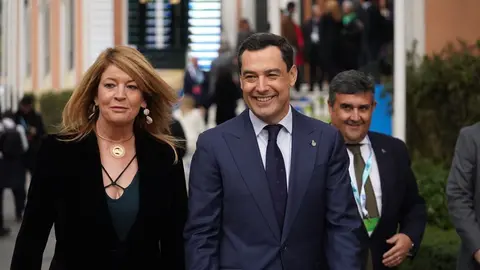 Juanma Moreno, esperanzado con las lluvias de la borrasca Karlotta: "Nos caen euros del cielo"