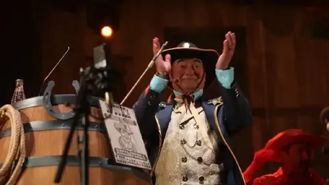 El Sheriff, durante la celebraci&oacute;n del preg&oacute;n