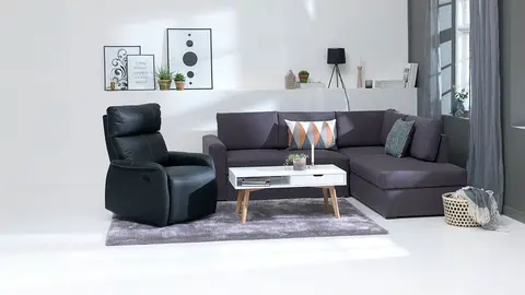 Sill&oacute;n reclinable VEJEN negro de JYSK