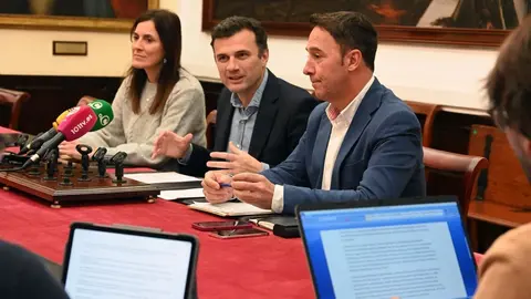 Bruno Garc&iacute;a, durante la junta de gobierno local