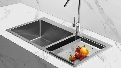 Cestillo para fregadero de acero inoxidable ANDEMEN de Leroy Merlin