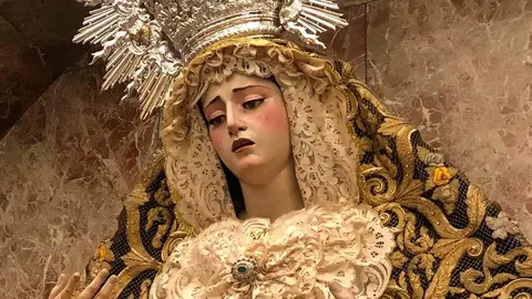 Mar&iacute;a Sant&iacute;sima de la Paz en su Mayor Aflicci&oacute;n