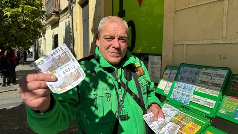 Luis Romero, vendedor de la ONCE en Jerez | Cristo Garc&iacute;a