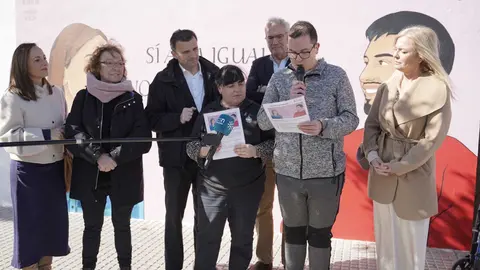 Presentaci&oacute;n del mural 'S&iacute; a la igualdad; no a la violencia de g&eacute;nero' | Jos&eacute; Antonio Pliego