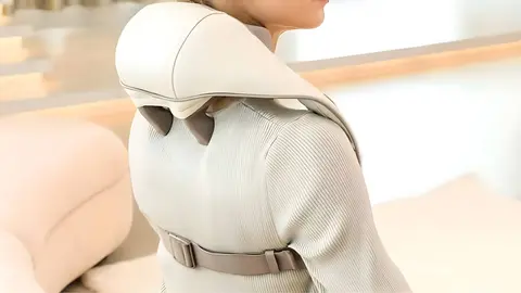 Masajeador de cuello Klack Neckmass Shiatsu para espalda, hombros y cuello con calor en Carrefour