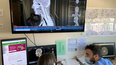 Profesionales del Centro Andaluz de Teleictus