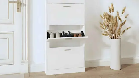 Mueble zapatero de madera contrachapada VidaXL de Leroy Merlin