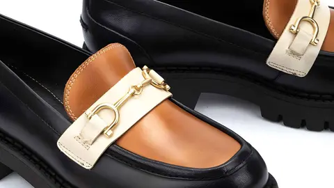 Mocasines de piel con detalle met&aacute;lico Pikolinos en El Corte Ingl&eacute;s