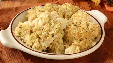 Migas de coliflor con perejil de Mercadona
