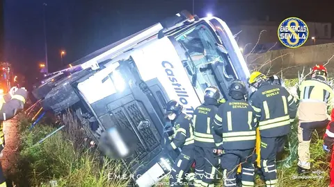 Imagen del cami&oacute;n siniestrado