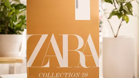 Caja de ZARA - Pedido Grupo Inditex