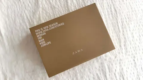 Caja de zapatos y zapatillas de ZARA