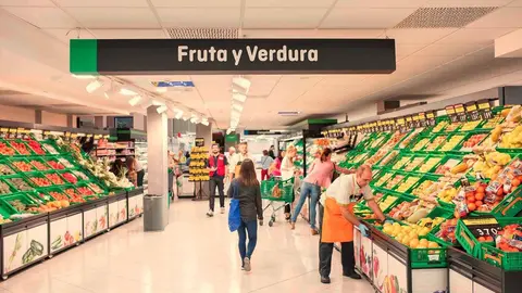 Interior de un supermercado de Mercadona (1)