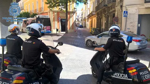 Polic&iacute;a Nacional en Jerez