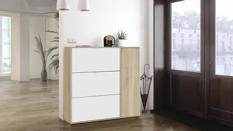 Mueble Zapatero 4 Puertas Leo en Amazon