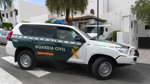 Un coche de la Guardia Civil